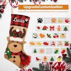 Personalized Christmas Stockings,Custom Christmas Stocking for Family(8pcs) - Image 4
