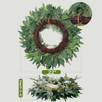 20" Spring Summer Wreath for Front Door Year-Round - Image 6