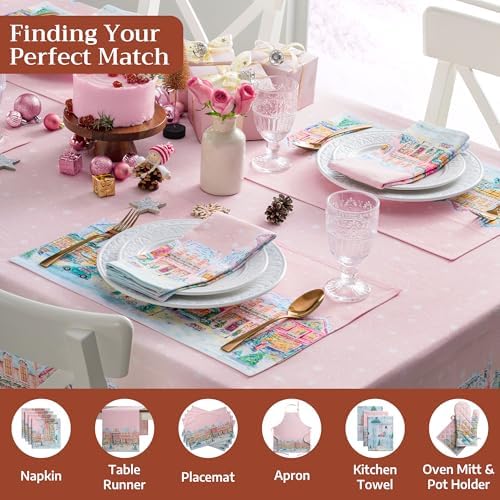 Maison d' Hermine Table Cloth Square Table Reusable 100% Cotton 60"x60" - Image 4
