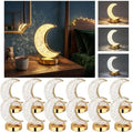 12 Pcs Crescent Moon Light, 3 Color Dimmable Touch Lamp by Unknown