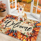 Ileading Fall Door Mat 32"x48", Non Slip Welcome Doormats for Front Door by Ileading