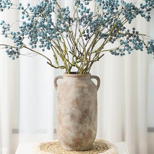 Vanselia Ceramic Flower Vase Home Table Decor Living Room Farmhouse 12 in by VanseliaHome