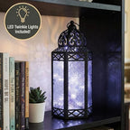 Vela Lanterns Decorative Indoor Fairy Light Candle Holder, Clear, L - Image 2
