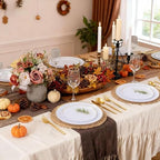 MirthMood 350Pcs White and Gold Dinnerware Set（50 Guests） - Image 2