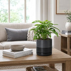 D'vine Dev 6.5 Inch Ceramic Planter Pot, Slate, 94-O-C-5 - Image 2