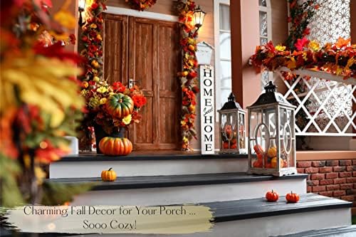Outdoor 2in1 Welcome sign for Front Door, Vertical Welcome sign for Front Porch Standing,Welcome Home Sign,Porch Signs, Interchangeable 4ft Tall,Home Sweet Home Sign, Long, Wood,Farmhouse Porch Decor. - Image 2