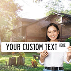 Custom Street Sign, Personalized Street Sign, Customizable Novelty Road White with Border Sign, 42x6 Inches, ACM, Fade Resistant, Made in USA by Sigo Signs - Image 2
