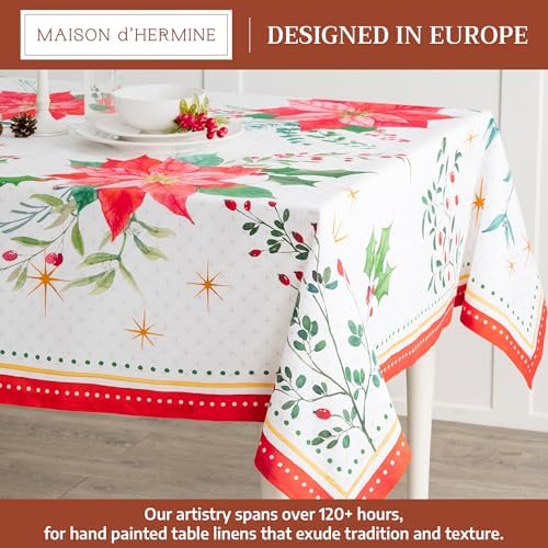 Maison d' Hermine Table Cloth Square Table Reusable 100% Cotton 54"x54" - Image 2