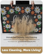 Color&Geometry Outside Welcome Front Door Mat, 32"x48" Daisy Cream - Image 4