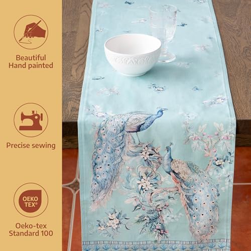 Maison d' Hermine Table Runner 100% Combed Cotton 14.5"x108" (Double Layer) - Image 2