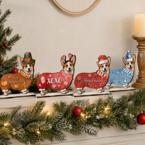 Interchangeable Magnetic Wooden Animal Decor Holiday Seasonal (L) - Image 3