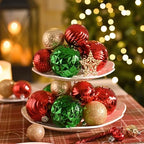 Valery Madelyn 100ct Christmas Tree Decorations Variety Ball Ornaments Set - Image 3