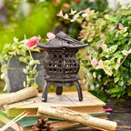 Sungmor Cast Iron Candle Holder -Decorative Cutout Design & Tealight Holder - Image 2