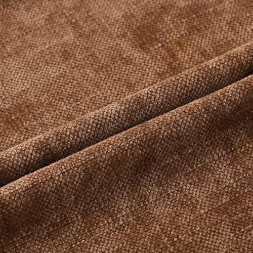 Set of 4 Soft Textured Decorative Throw Pillow Covers 20x20 Inch Cozy Farmhouse Cushion Cover Square Accent Pillow Cases for Bed Couch Sofa Living Room, Brown - Image 5