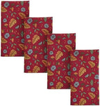 Park Designs Coriander Napkin Set of 4, Red Floral by ParkDesigns
