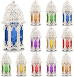 Mumufy 12 Pcs Moroccan Lantern Ramadan Lantern Eid Mubarak Decor, White by Mumufy