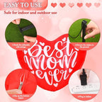 VIHOSE Inflatables Arch Outdoor Decorations Inflatable Arch Build in LED Lights for Party Supplies Decor(3.9 Inch,Cute Heart) - Image 3
