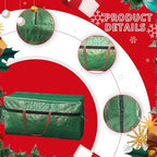 WFK 2 Pack 5FT Christmas Tree Storage Bag Waterproof Xmas Tree Bag Green - Image 4