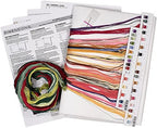 Dimensions Counted Cross Stitch Tree Skirt Kit, Holiday Harmony, 11 Count White Aida, 45'' - Image 3
