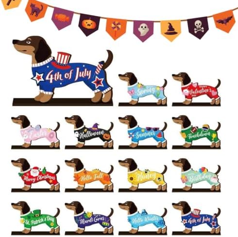 Interchangeable Holiday Wooden Animal Decor Magnetic Figurine (B) - Image 6