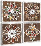 DJSYLIFE Kitchen Pictures Wall Decor Vintage Canvas Wall Art 12" x 12" by DJSYLIFE