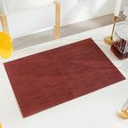 PIGCHCY Placemats Set of 12 Washable Durable Place Mats Vinyl Heat Resistant Non-Slip Table Mats Indoor Outdoor (Burgundy Red) - Image 5