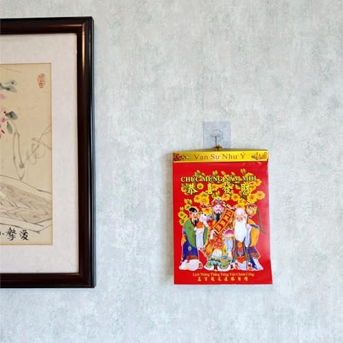 2027 Vietnamese Daily Calendar, Zodiac Goat Feng Shui Hanging Daily Wall Calendar, Spring Festival Lunar New Year Mounted Calendar for Year of The Goat Asian Lịch Việt Nam - Image 3