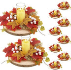 Alphatool 10 Set Fall Centerpieces for Tables with Wood Slices by Alphatool