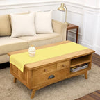 Solino Home 100% Pure Linen Table Runner Sunshine Yellow, Fete 14 x 60 in by SolinoHome
