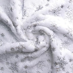 Lanpn Christmas Tree Skirt 71 inch, Xmas Tree Skirt with Snowflake Winter Christmas Tree Mat for Extra Large Artificial Trees Winter Home Party Holiday Indoor Xmas Decor (Silver, 180cm) - Image 4