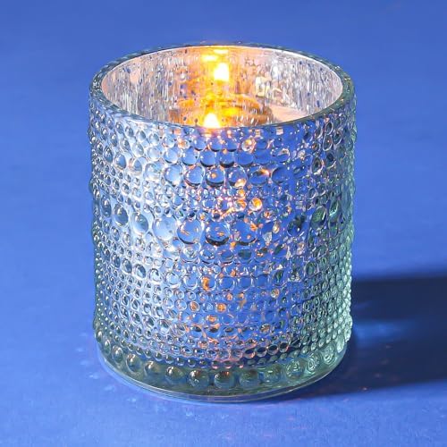 Richland Pearly Candle Holders Mercury Small Silver Set of 36 - Image 4