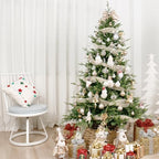 34PCS Champagne/White Christmas Ball Ornaments Set for Tree Decor - Image 4