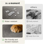 a moment Waterproof Throw Pillow Covers Set of 4,24x24 Inch Outdoor Stain Resistant Pet Friendly Pillowcases Cushion Covers for Patio Sofa and Living Room,Urban Cozy - Image 2