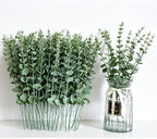 130PC Faux Eucalyptus Stems Silver Dollar Eucalyptus Stems Wedding Decor by VOELIGT