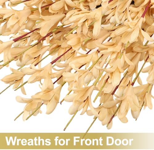 26 Inch Realistic Full Fall Wreaths for Front Door Outside Autumn Wreath - Image 4