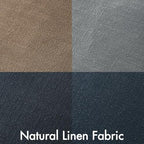 MIULEE Neutral Navy Boho Linen Pillow Covers 24x24 Inch Pack of 4 - Image 2