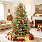 SHareconn 135Pcs Christmas Tree Ornaments Set, Christmas Tree Decorations - Image 6