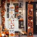 47" Fall Porch Sign Double Side Halloween Boo Porch Outdoor Decor by Memorywuu