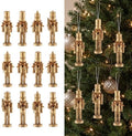 Amyhill 12 Pcs Brass Christmas Nutcracker Ornaments, Wooden Vintage by Amyhill