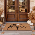 Breling Hello Pumpkin Coir Doormat 16 X 47 Inch Large Fall Door Mat - Image 3