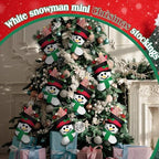 Geyoga 48 Pcs Black White Mini Christmas Stockings, Snowman Stockings Bulk - Image 3