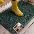 GORILLA GRIP WeatherMAX Door Mat, Indoor Outdoor Use, 35x23, Green Palm by GorillaGrip