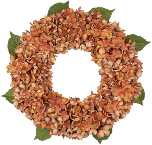 Fall Wreaths for Front Door 22 inch Autumn Wreath with Hydrangeas by Oairse