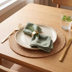 Eco Crave Natural Jute Placemats Set of 16, Round Woven Table Mats, 13 Inch Rattan Charger Plates, Bulk Set for Weddings, Parties & Events - Image 2