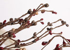 Factory Direct Craft Hand Wrapped Warm Colored Pip Berries Garland for Decorating - Image 6