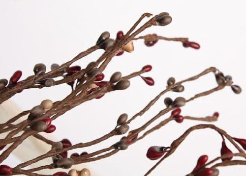 Factory Direct Craft Hand Wrapped Warm Colored Pip Berries Garland for Decorating - Image 6