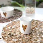IcosaMro Round Woven Placemats Set of 12 for Dining Table, 15 Inches Paper Boho Decorative Circle Place Mats for Wedding Christmas Thanksgiving Day Holiday Dinner (Light Coffee Brown) - Image 2