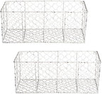 DII Chicken Wire Collection Farmhouse Vintage Wall Baskets, Medium Basket, White by DII