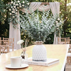 300 Pcs Eucalyptus Stems Faux Greenery Artificial Eucalyptus Leaves Eucalyptus Decor Greenery Stems Faux Greenery Branches for Wedding Centerpiece Flowers Bouquet Farmhouse Home Decor (Dark Green) - Image 4