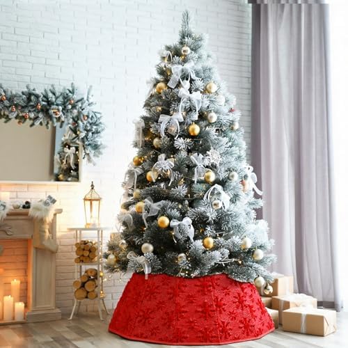 Soulchen Faux Fur Christmas Tree Collar 24" - Image 5